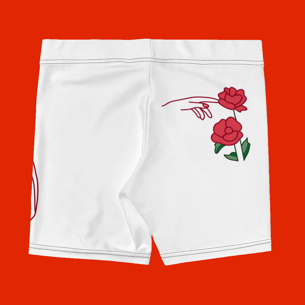 Team High Campaigns Woman rose stretch-fit shorts